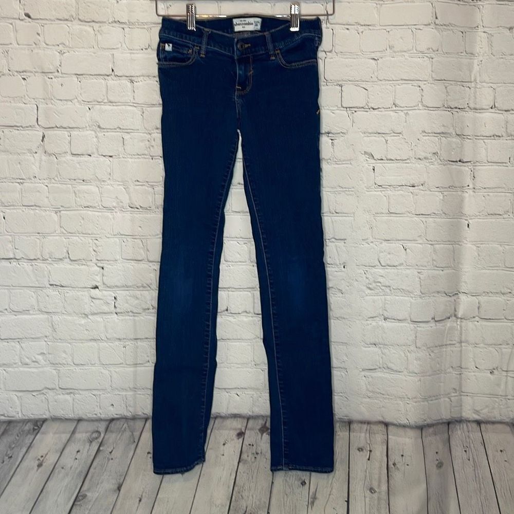 Abercrombie Kids Girls Dark Wash Skinny Jeans size 14 Slim‎